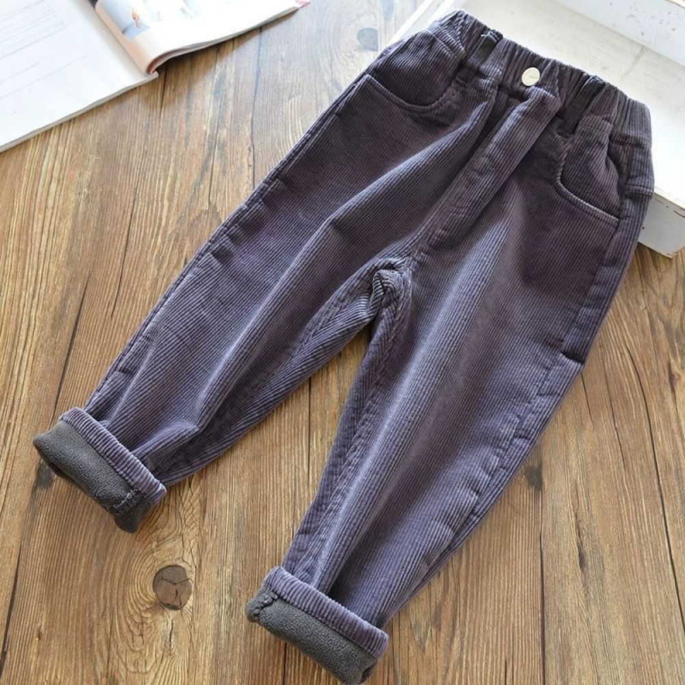 Dziecięce spodnie z podszewką  – Corduroy Pant Warm recenzja i cena