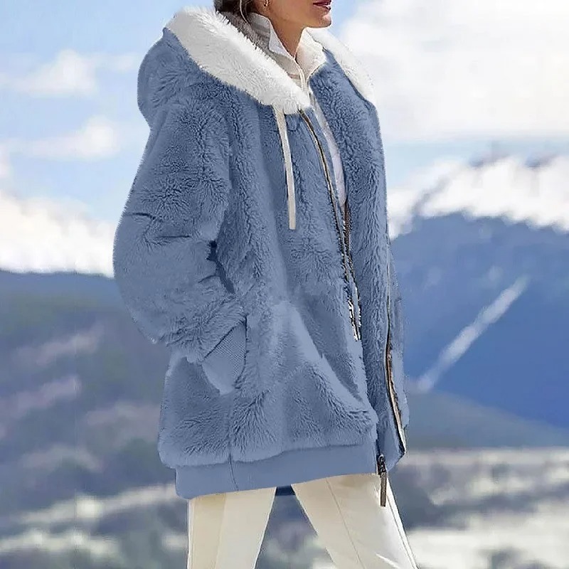 Damskie ciepłe kurtki zimowe 2 – Wool Coat Peacoat recenzja i cena