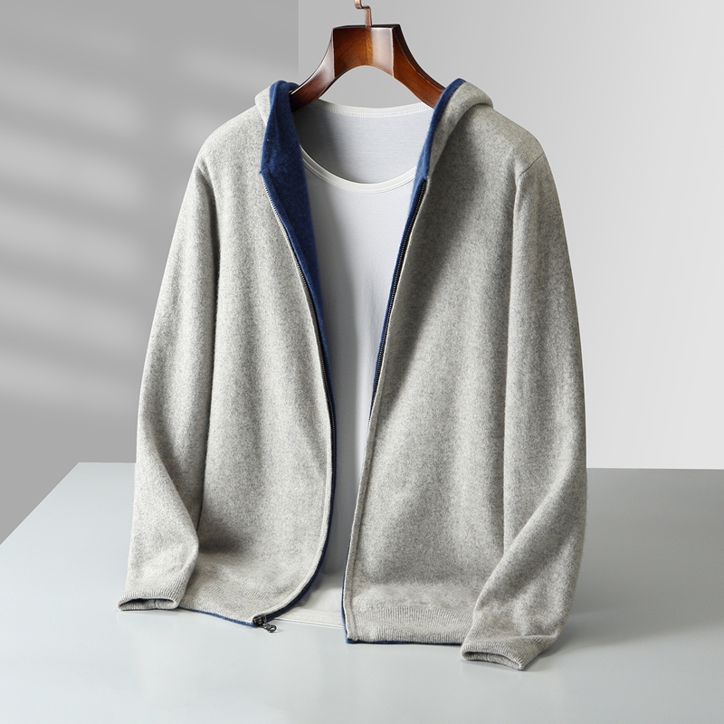 Nowe męskie dwustronne kurtki  – Wool Coat Peacoat recenzja i cena