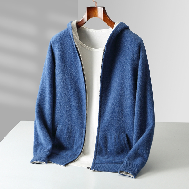 Nowe męskie dwustronne kurtki  – Wool Coat Peacoat recenzja i cena